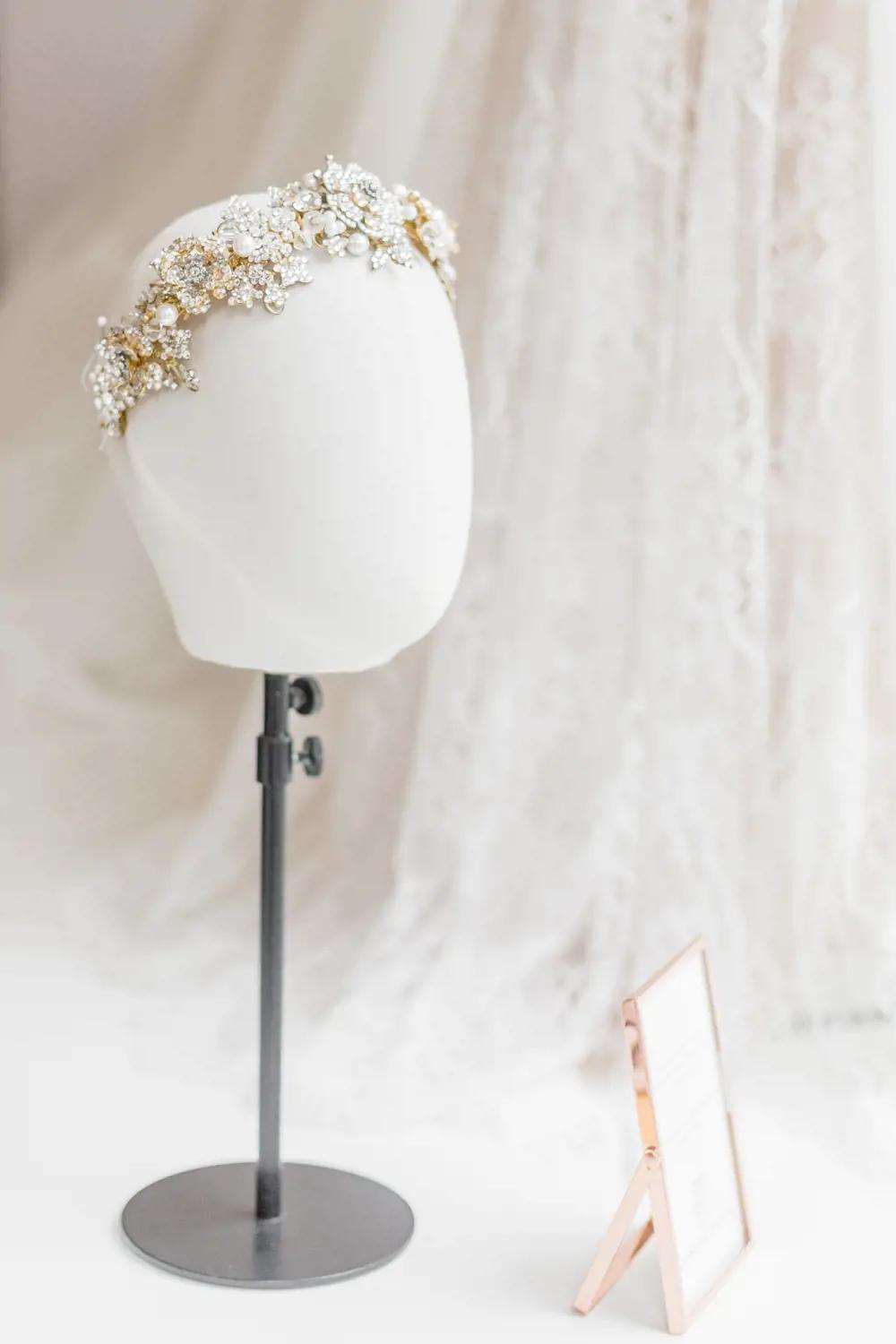 Morgan Davies Bridal a bridal headband for bridal accessory