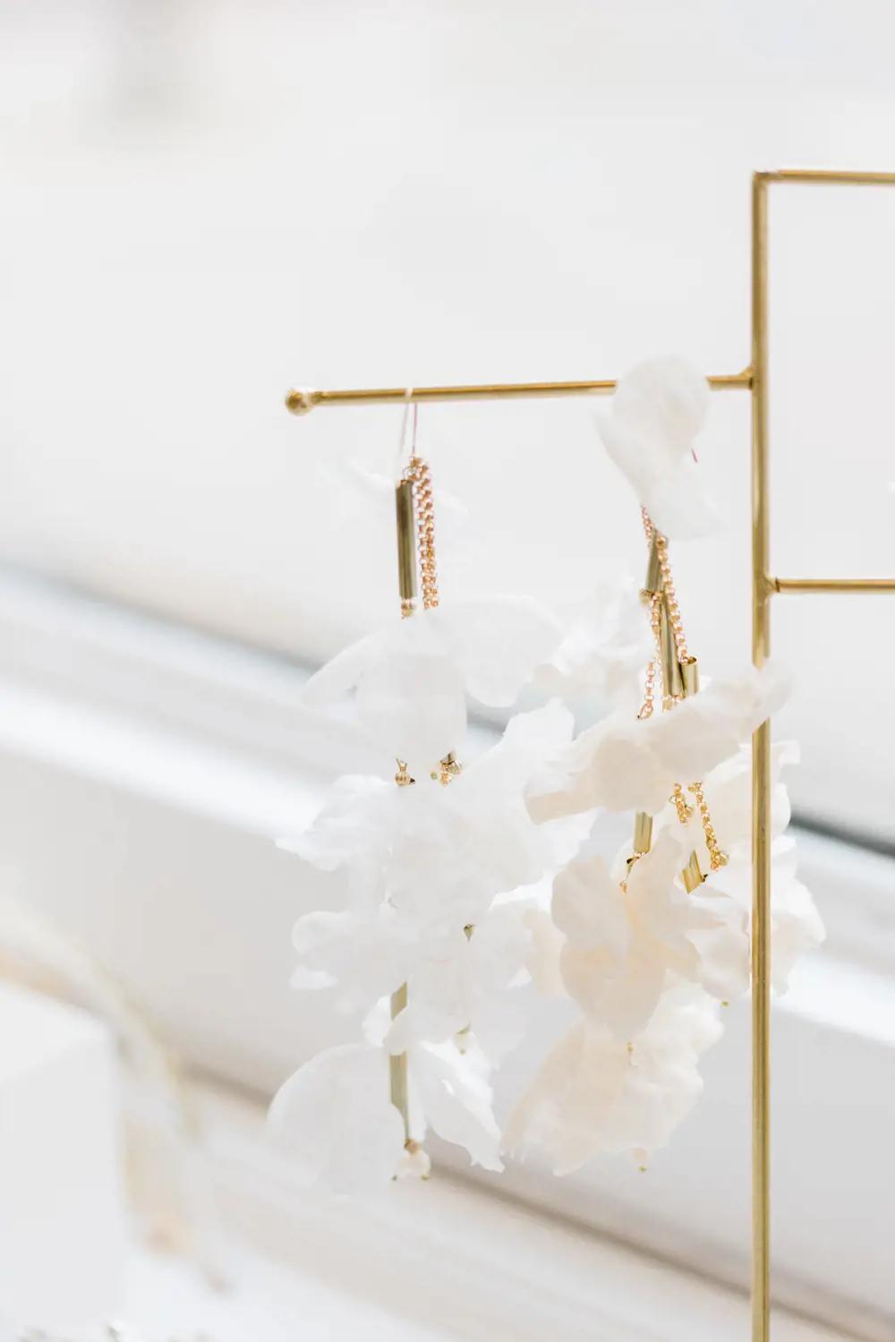 Morgan Davies Bridal custom earrings for bridal accessory
