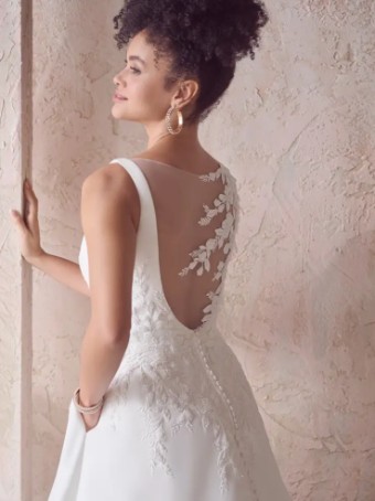 Maggie Sottero PAXTON #5 default All Ivory (gown with Ivory Illusion) thumbnail