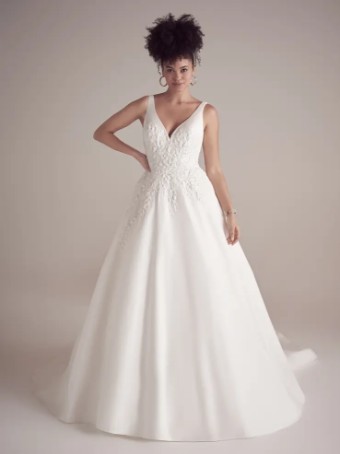 Maggie Sottero PAXTON #0 default All Ivory (gown with Ivory Illusion) thumbnail