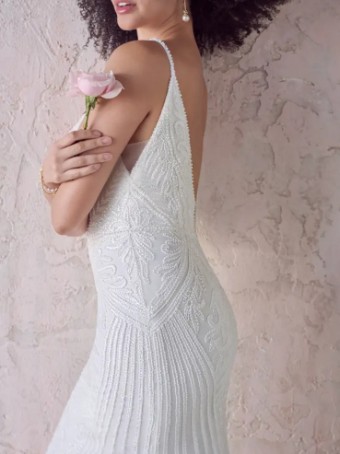 Maggie Sottero AMBREAL #1 All Ivory (gown with Ivory Illusion) thumbnail