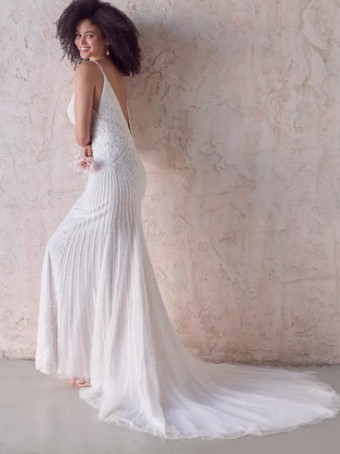 Maggie Sottero AMBREAL #2 All Ivory (gown with Ivory Illusion) thumbnail