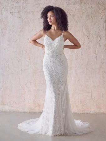 Maggie Sottero AMBREAL #5 All Ivory (gown with Ivory Illusion) thumbnail