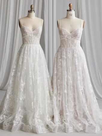 Maggie Sottero HAVANA #5 default All Ivory (gown with Ivory Illusion) thumbnail