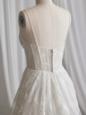 Maggie Sottero HAVANA #4 All Ivory (gown with Ivory Illusion) thumbnail
