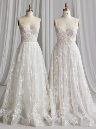 Maggie Sottero HAVANA #5 All Ivory (gown with Ivory Illusion) thumbnail