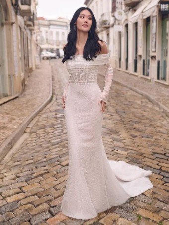 Maggie Sottero DREW #0 default Ivory (gown with Ivory Illusion) thumbnail