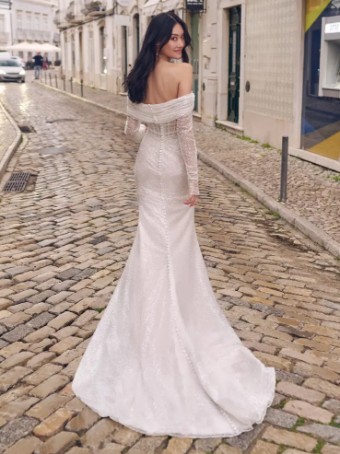 Maggie Sottero DREW #2 default Ivory (gown with Ivory Illusion) thumbnail