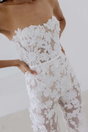 Alena Leena Gerbera Jumpsuit #2 default Ivory/Nude thumbnail