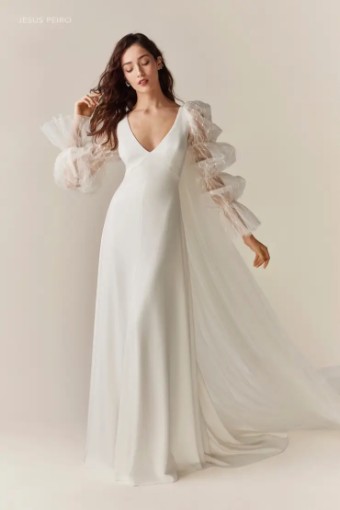 Jesus Peiro 2530 dress and cape #0 default Ivory thumbnail