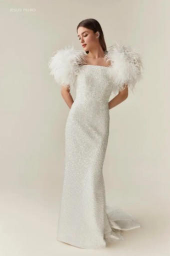 Jesus Peiro 2569 DRESS #2 Ivory thumbnail