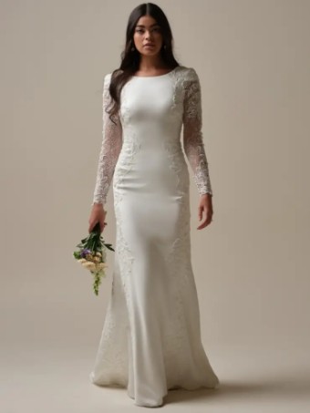 Maggie Sottero NAVI LEIGH (24MC795C01) #1 All Ivory (gown with Ivory Illusion) thumbnail