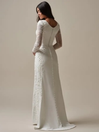 Maggie Sottero NAVI LEIGH (24MC795C01) #2 All Ivory (gown with Ivory Illusion) thumbnail