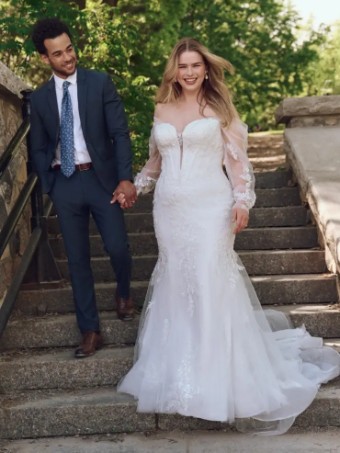 Maggie Sottero BENJIE (25MB271B01 - Lined bodice, Chantilly lace) #1 Ivory thumbnail