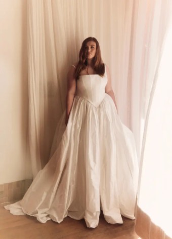 Alena Leena Protea #0 default Ivory Matte Taffeta thumbnail