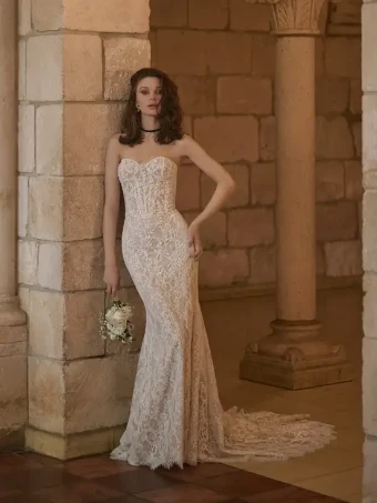 Maggie Sottero JOVIENNE (25SZ884A01 - Unlined bodice) #1 Ivory Over nude thumbnail