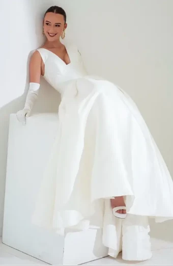 Freda Bennet Wedding Dresses Hollis #0 default Pale Mikado thumbnail