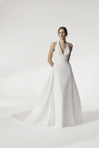 Jesus Peiro Wedding Dresses 2642 WITH OVERSKIRT #0 default Ivory thumbnail