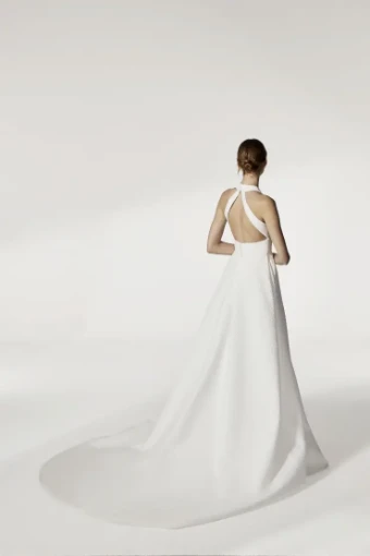 Jesus Peiro Wedding Dresses 2642 WITH OVERSKIRT #2 Ivory thumbnail