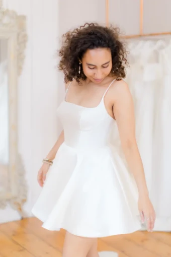 Freda Bennet Wedding Dresses Lennon Mini #1 Ivory thumbnail