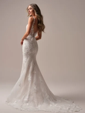 Maggie Sottero CANDICE (25RS918A01 - Unlined bodice, Sleeveless, Glitter tulle) #1 default Ivory thumbnail