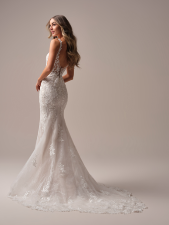 Maggie Sottero CANDICE (25RS918A01 - Unlined bodice, Sleeveless, Glitter tulle) #1 default Ivory thumbnail