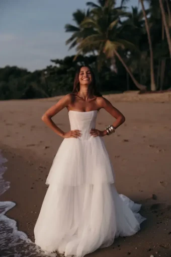 Alena Leena Wedding Dresses Neem #1 Ivory thumbnail