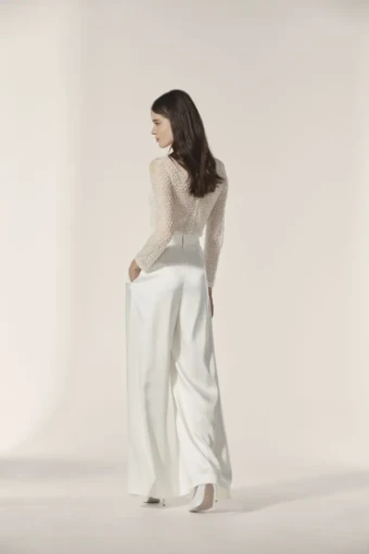 Jesus Peiro Wedding Dresses 2662 (Trousers and Top) #2 default Ivory thumbnail