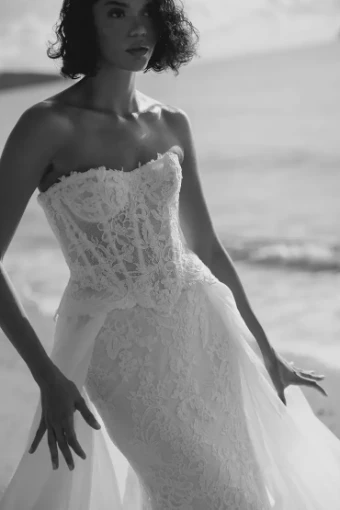 Alena Leena Wedding Dresses Begonia Lace Corset And Skirt #2 Ivory thumbnail