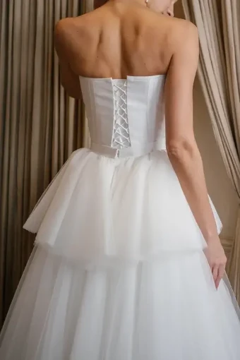 Halfpenny London Phoenix corset #1 Ivory thumbnail