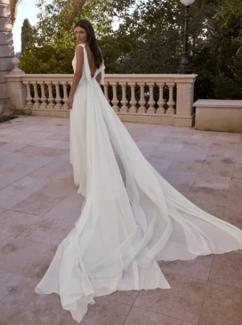 Jesus Peiro Wedding Dresses 2710 - with train #3 default Ivory thumbnail