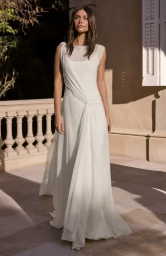 Jesus Peiro Wedding Dresses 2710 - with train #0 default Ivory thumbnail