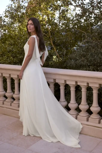 Jesus Peiro Wedding Dresses 2710 - with train #1 Ivory thumbnail