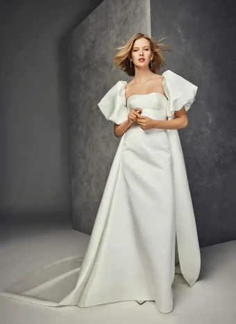Jesus Peiro Wedding Dresses 2305 CAPE #0 default Ivory thumbnail