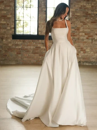 Maggie Sottero GALINA (26MK419A11 - Long sleeves) #1 All Ivory thumbnail