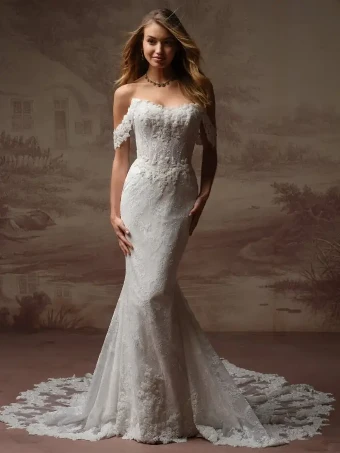 Maggie Sottero COLLETTE (F6MB076A01 - Unlined bodice) #0 default All Ivory (gown with Ivory Illusion) thumbnail