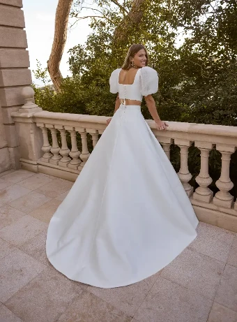 Jesus Peiro Wedding Dresses 2714 TOP AND SKIRT #1 Ivory thumbnail