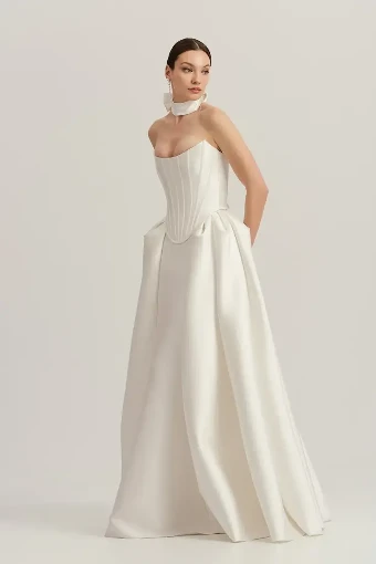 Divine Atelier Brittany corset and skirt #0 default Ivory thumbnail