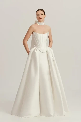 Divine Atelier Brittany corset and skirt #1 default Ivory thumbnail