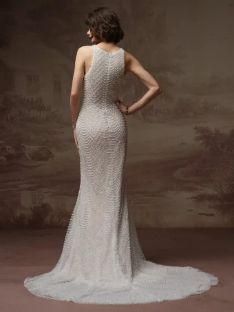 Maggie Sottero OLETA (F6SK087B01 - Fully lined bodice) #3 default All Ivory (gown with Ivory Illusion) thumbnail