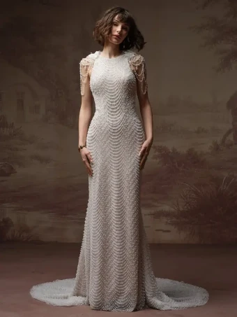 Maggie Sottero OLETA (F6SK087B01 - Fully lined bodice) #1 All Ivory (gown with Ivory Illusion) thumbnail