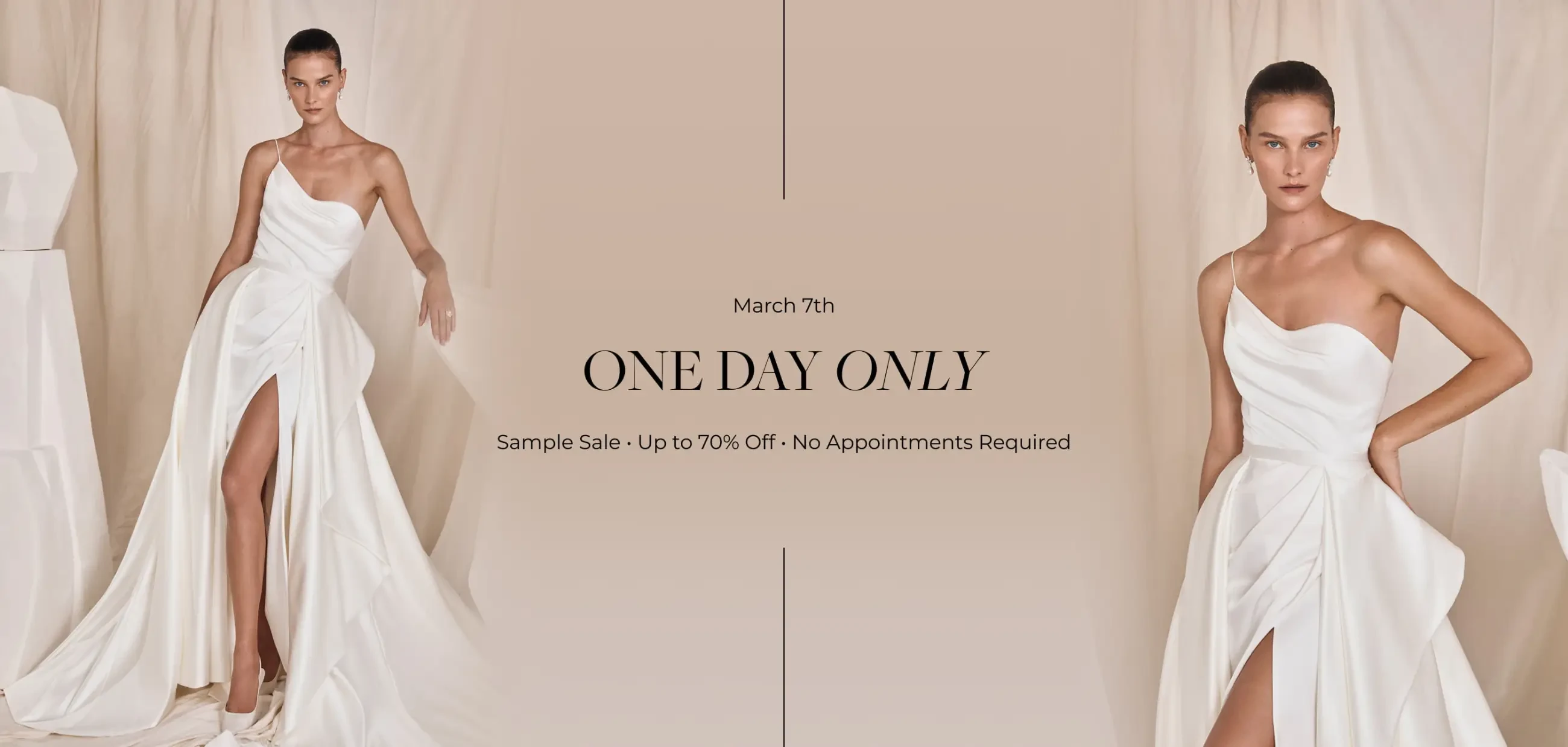 Sample Sale Banner for Desktop