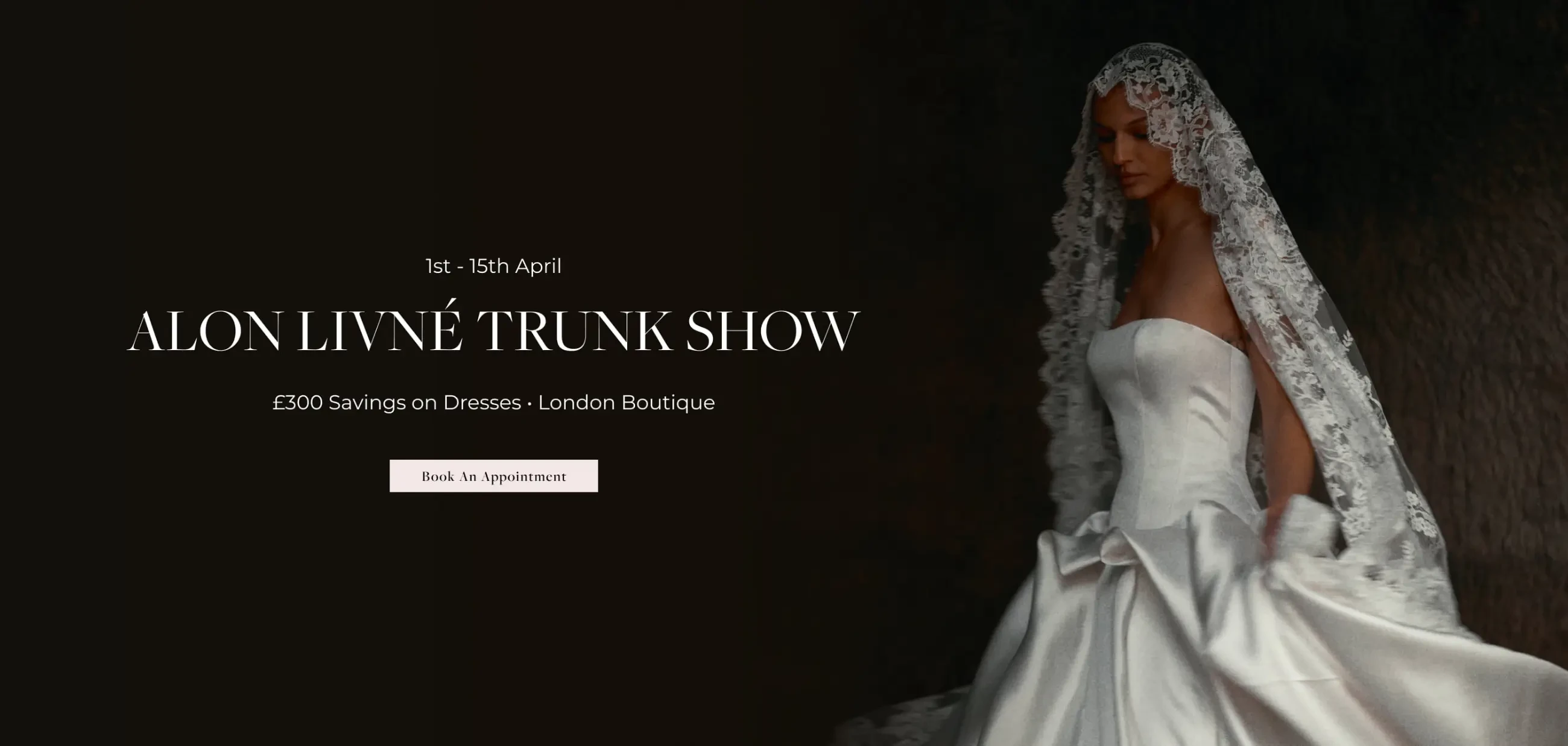 Alon Livné Trunk Show Banner for Desktop